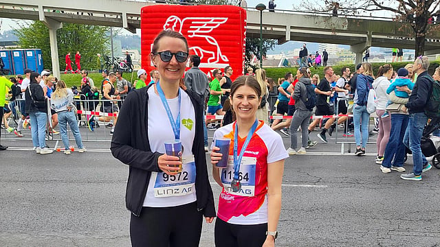 Vera at a running event